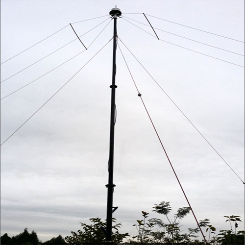 三线式倒V短波全向天线